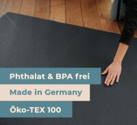 Sanosoft ovale Krabbelmatte 160x200cm - "made in Germany" - Öko-Tex 100