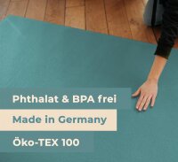 Sanosoft® Krabbelmatte –  Made in Germany & Öko-Tex - 120cm X 240cm Petrol