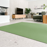 Sanosoft® Krabbelmatte Made in Germany & Öko-Tex - 120cm X 120cm Olivgrün