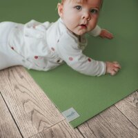 Krabbelunterlage SanoSoft XXL "made in Germany" - Öko-Tex 100 | 240x200cm Olivgrün