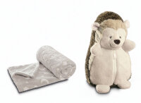 Biederlack Kuscheltier Igel Pixy & Kuscheldecke...