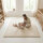 Sanosoft samtweicher und kuscheliger Krabbelteppich Sand / Beige 160x230cm