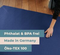 Krabbelunterlage SanoSoft "made in Germany" - Öko-Tex 100 120 170 Blau