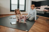 Krabbelunterlage SanoSoft "made in Germany" - Öko-Tex 100 120 170 Grau
