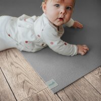 Krabbelunterlage SanoSoft XXL "made in Germany" - Öko-Tex 100 | 240x420 Hellgrau
