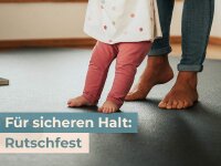 Krabbelunterlage SanoSoft XXL "made in Germany" - Öko-Tex 100 | 240x420 Hellgrau